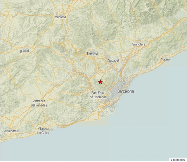EuropaPress 4471248 zona epicentral terremoto magnitud 25 baix llobregat barcelona