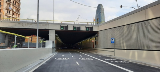 EuropaPress 4041635 tunel glories barcelona abrira trafico sentido besos noviembre