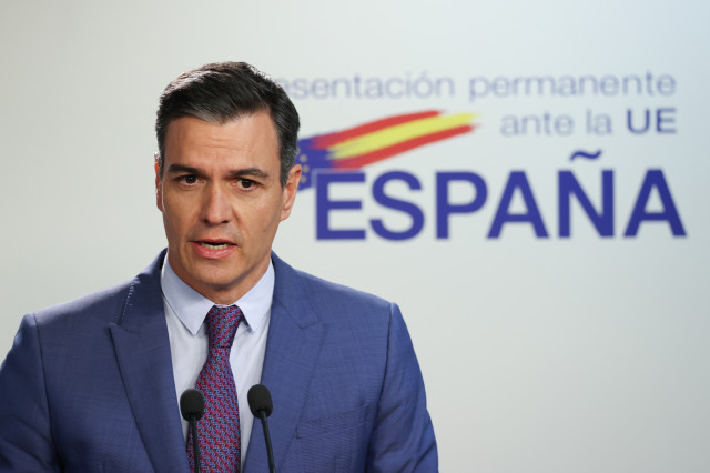EuropaPress 4490254 handout 31 may 2022 belgium brussels spanish prime minister pedro sanchez 1