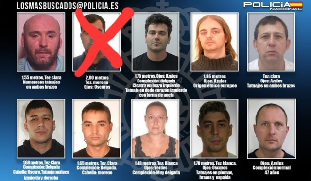 EuropaPress 4492710 detenido diez fugitivos mas buscados 48 horas despues pedir policia