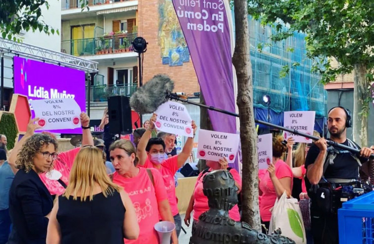 Clam per remunicipalitzar el servei d'atenció domiciliària de Sant Feliu de Llobregat