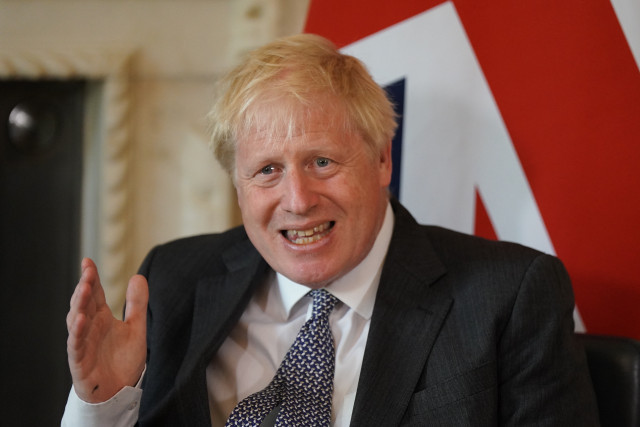 EuropaPress 4520184 13 june 2022 united kingdom london uk prime minister boris johnson holds