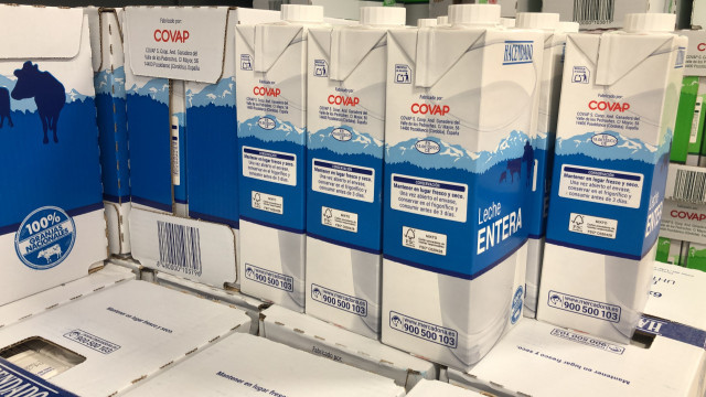 EuropaPress 2858096 bricks leche entera hacendado envasados covap mercadona