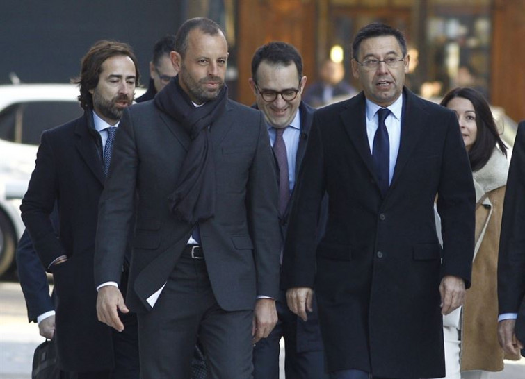 Bartomeu i Rosell compareixen davant el jutge per estafa i corrupció en el fitxatge de Neymar