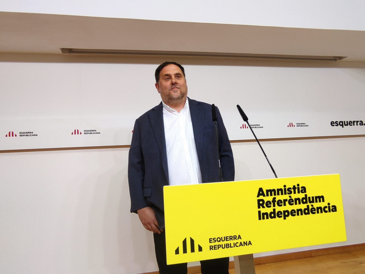 Archivo - El líder d'ERC, Oriol Junqueras