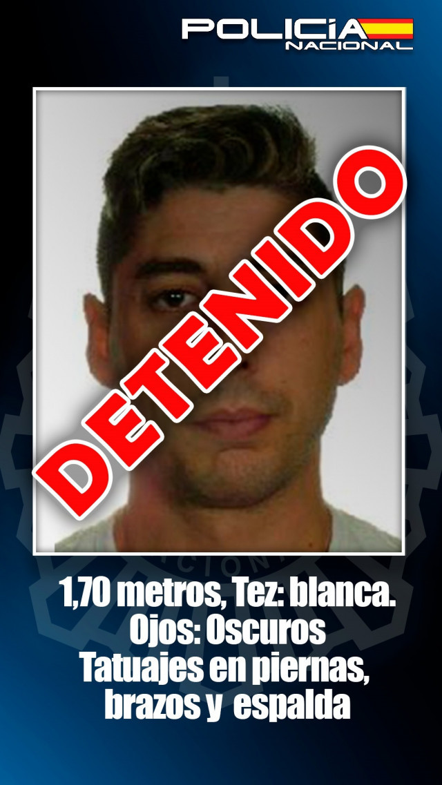 EuropaPress 4621436 nota prensa policia nacional detiene otro fugitivo incluido lista mas
