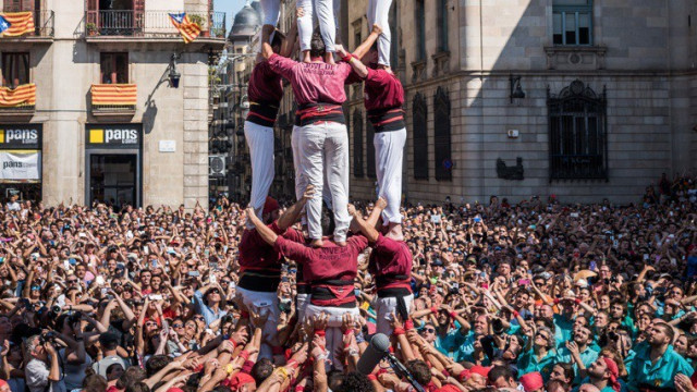 Les vuit colles castelleres de Barcelona tornaran a la plaça Sant Jaume per la Mercè