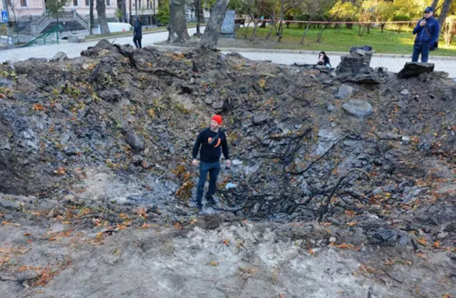 Explosions per l'ús de drons kamikaze a Kíiv