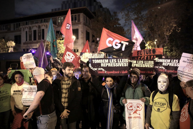 EuropaPress 4848662 manifestantes protesta convocada cuarentena entidades contra reforma