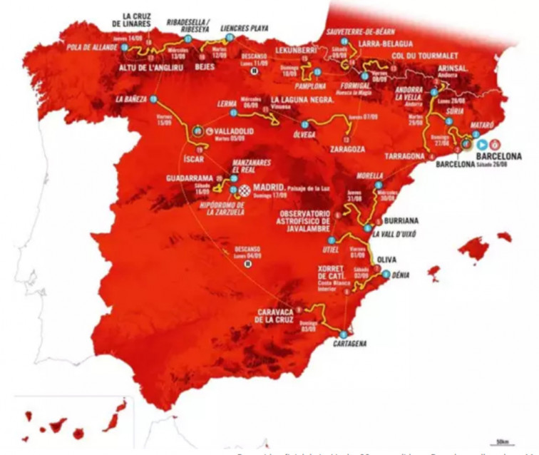 La Vuelta 2023 tindrà molta muntanya: Tourmalet, L'Angliru, Xorret de Catí i Andorra