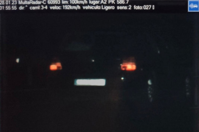 Denunciat per conduir a 192 km/h per l'A-2 al Baix Llobregat
