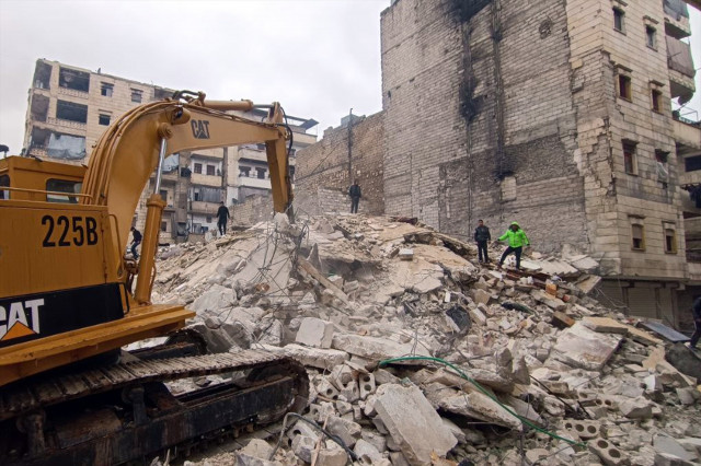 EuropaPress 4969336 handout 06 february 2023 syria aleppo photo released by the official syrian