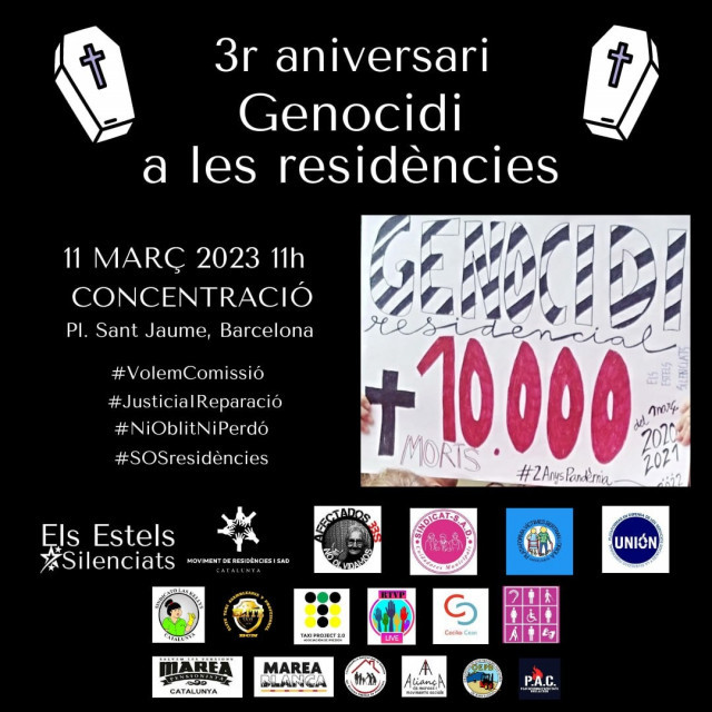 'Els Estels Silenciats' prepara una concentració amb motiu del tercer aniversari de la pandèmia