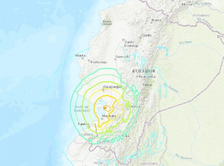 Un terratrèmol de 6,7 sacseja la costa de l'Equador