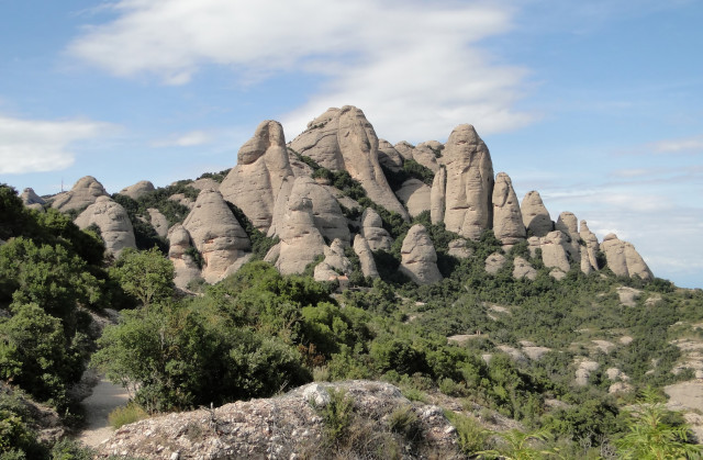 Tancaran l'accés al parc de Montserrat pel risc de foc