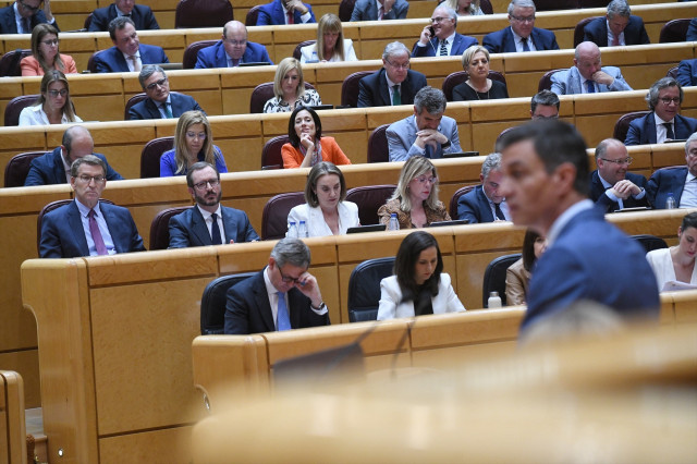 Sánchez i Feijóo treuen l'artilleria pesant al Senat i qüestionen la legitimitat dels seus lideratges