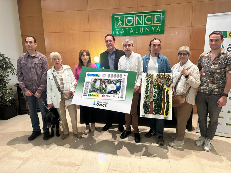 L’ONCE presenta a Girona l’exposició floral sensorial i el cupó que dedica a ‘Girona Temps de Flors’