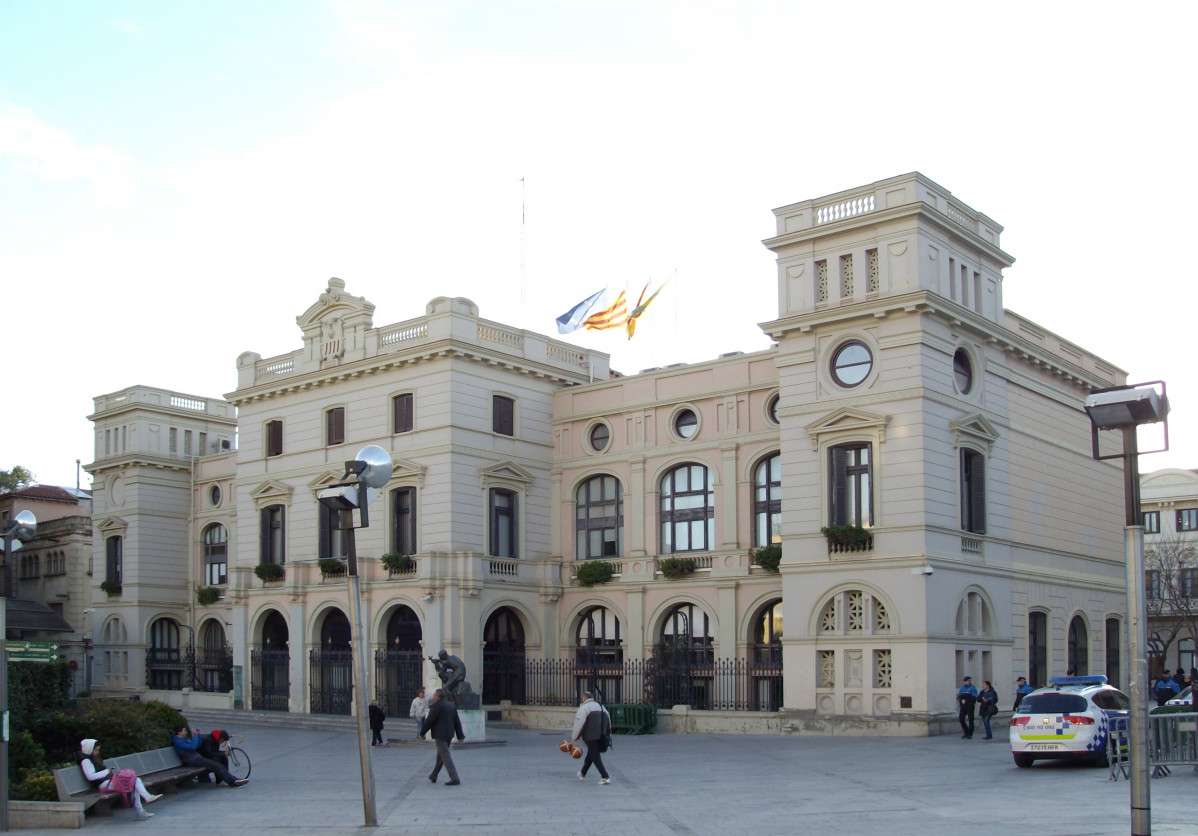 Ajuntament de Sabadell   Façana posterior