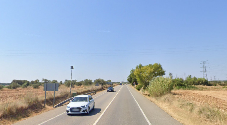 Mor un motorista després d'un xoc amb un camió a l'N-II a l'altura de Vilamalla