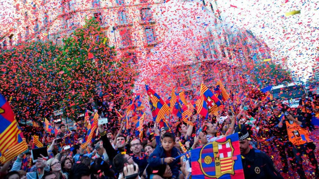 Una rua del FC Barcelona recorrerà la ciutat per celebrar el títol de lliga