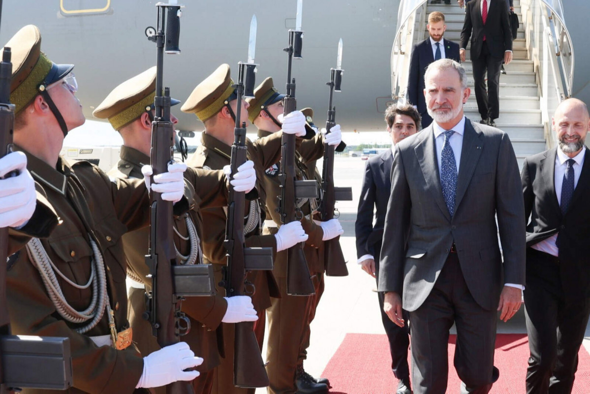 Europapress 6049021 rey felipe vi 2d llegada estonia 23 junio 2024 tallin estonia rey felipe vi 1600 1067