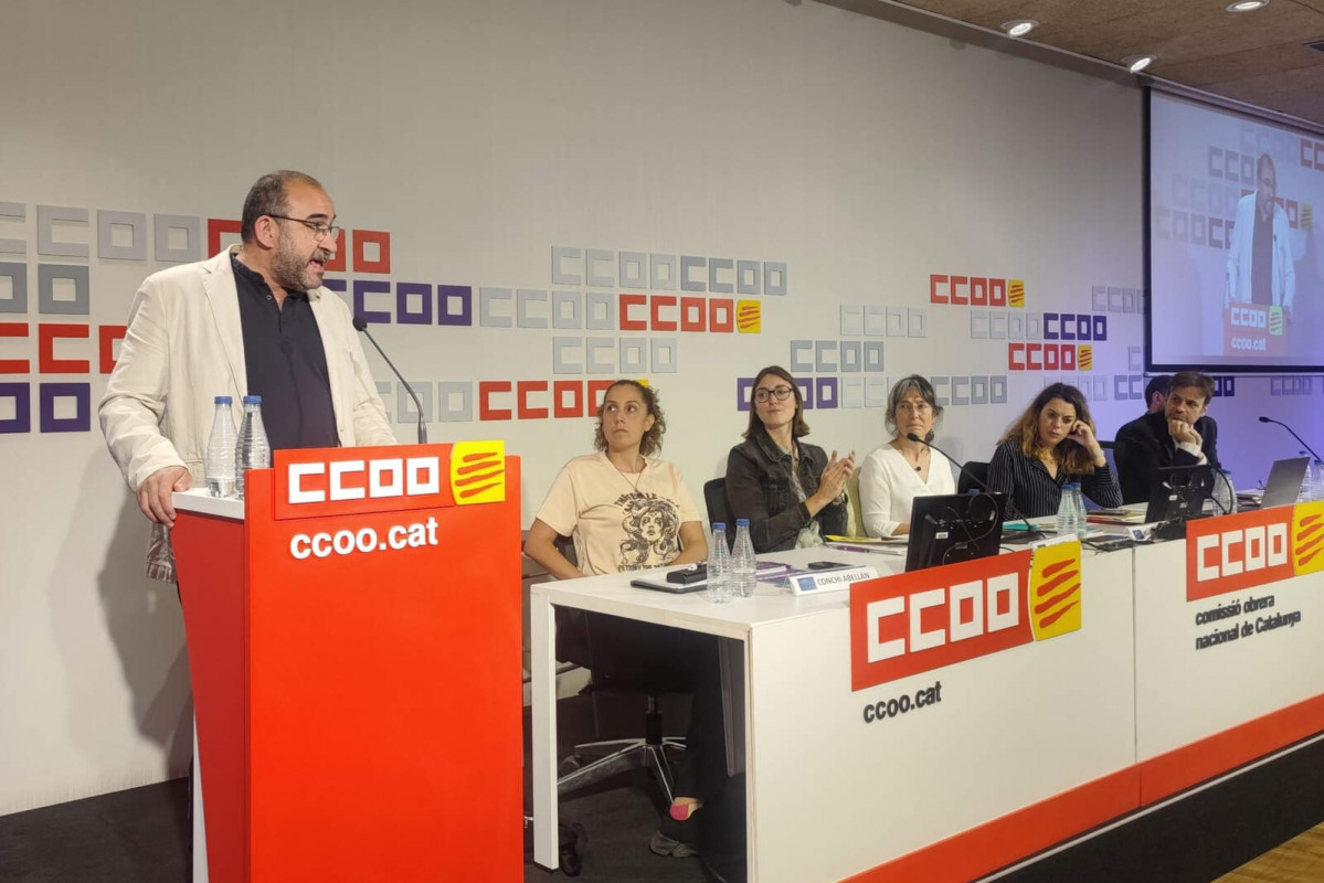 Europapress 5994390 secretario general ccoo catalunya javier pacheco interviene debate 1600 1067
