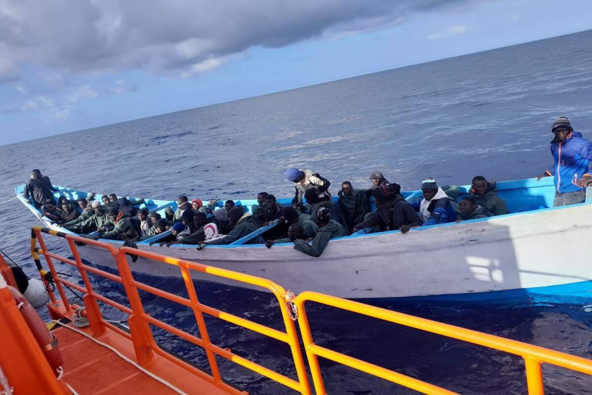 Europapress 5854301 salvamento maritimo rescata cayuco sur isla gran canaria 1600 1067