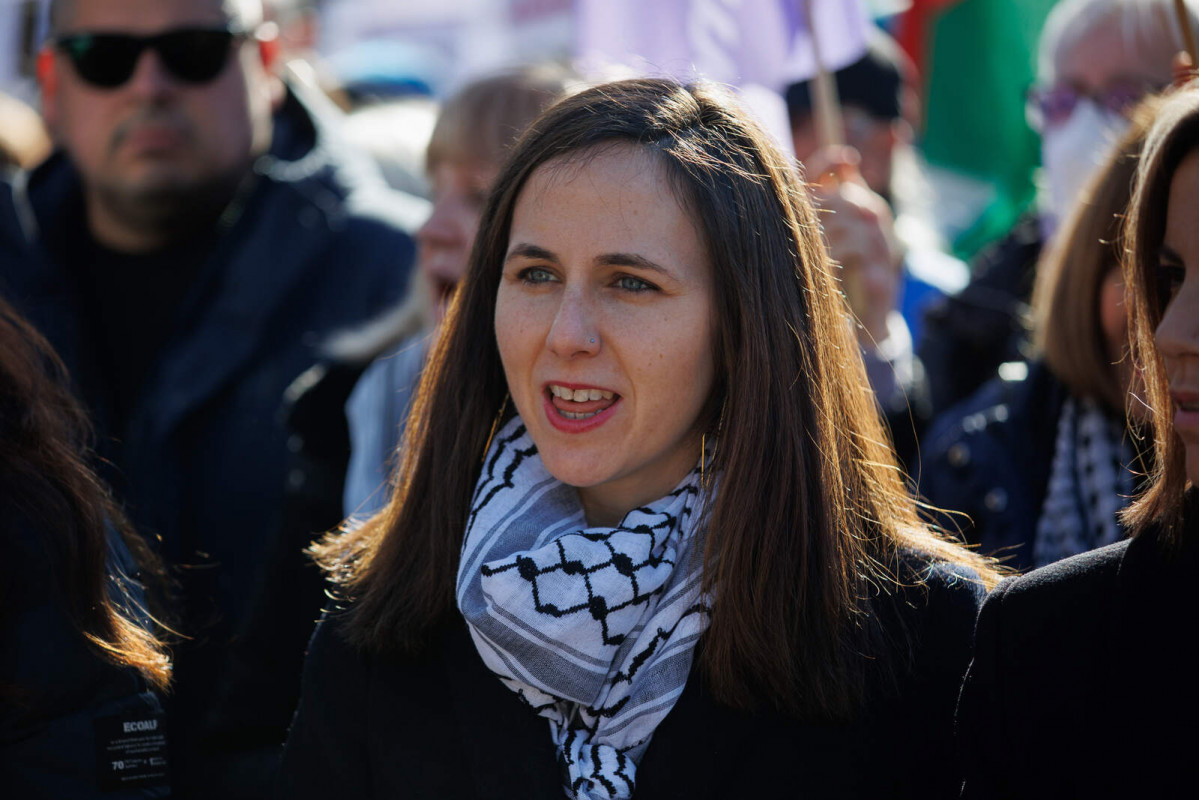Europapress 5702440 secretaria general podemos ione belarra manifestacion apoyo palestina 20 1600 1067