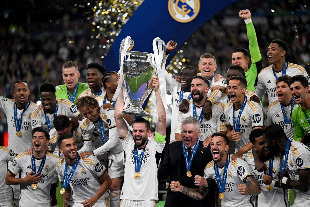 Europapress 6003270 01 june 2024 united kingdom london madrids nacho fernandez and teammates 1600 1067