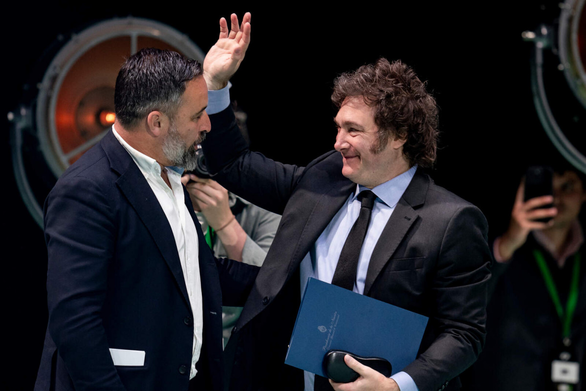 Europapress 5970985 lider vox santiago abascal presidente argentina javier milei acto viva 24 1600 1067