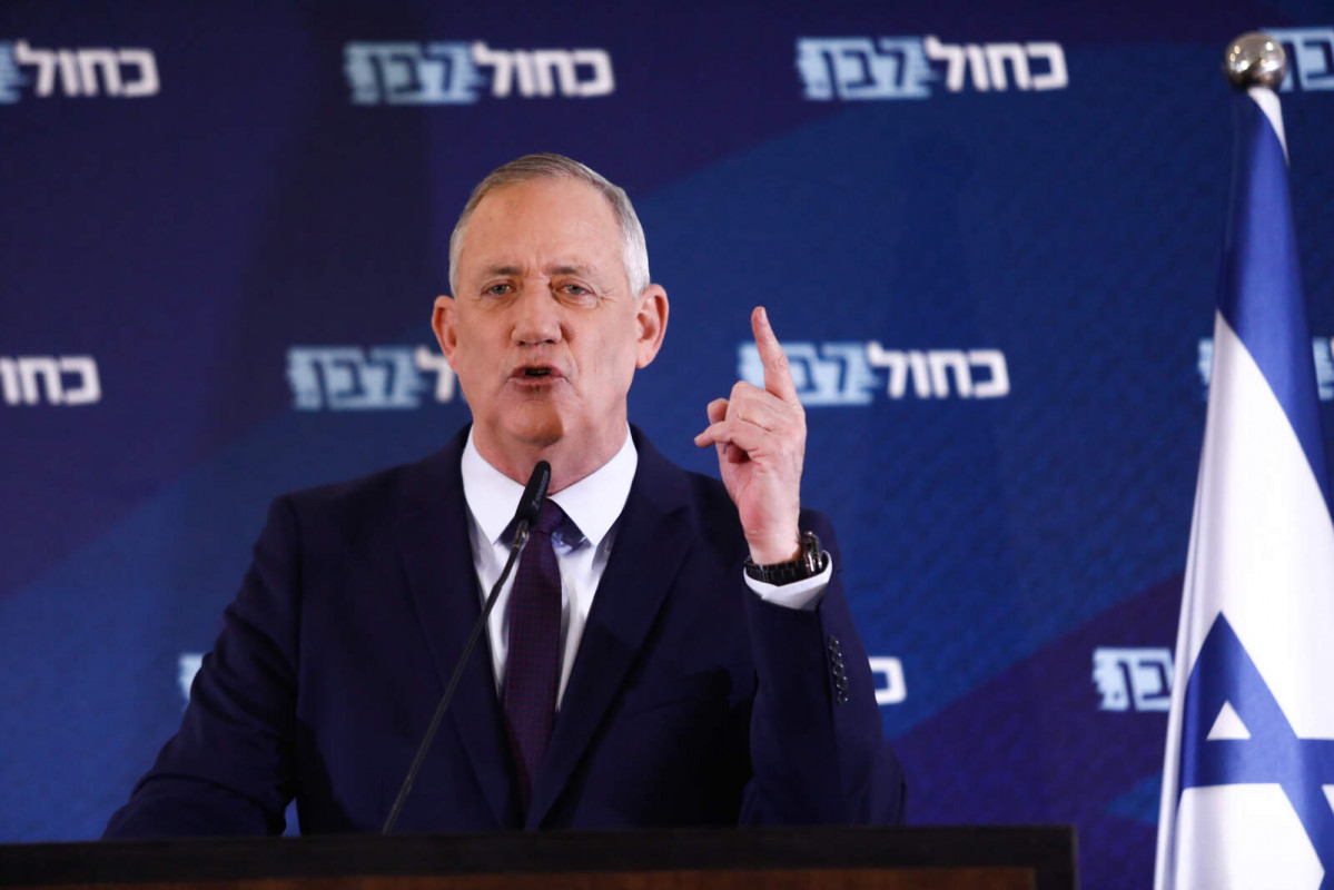 Europapress 5679441 200308    ramat gan march 2020 xinhua    blue and white leader benny gantz 1600 1067