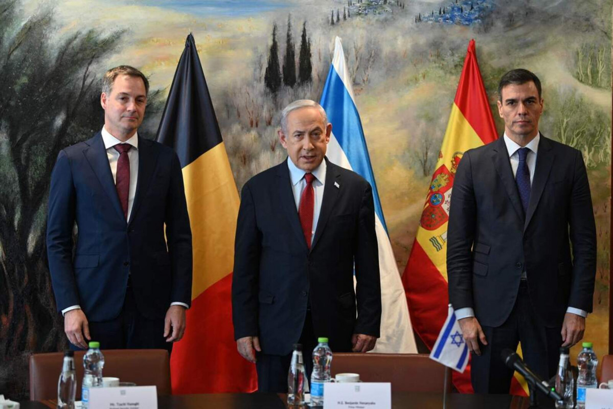 Europapress 5611350 presidente gobierno pedro sanchez junto primer ministro israeli benjamin 1600 1067