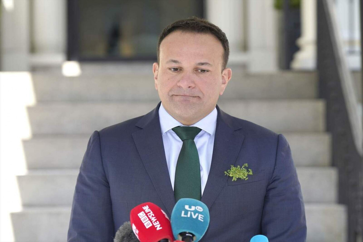 Europapress 5833852 17 march 2024 us washington dc irish taoiseach leo varadkar speaks to the 1600 1067