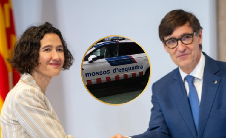 Illa i la consellera Parlon estrenen la seva agenda oficial amb una visita als Mossos