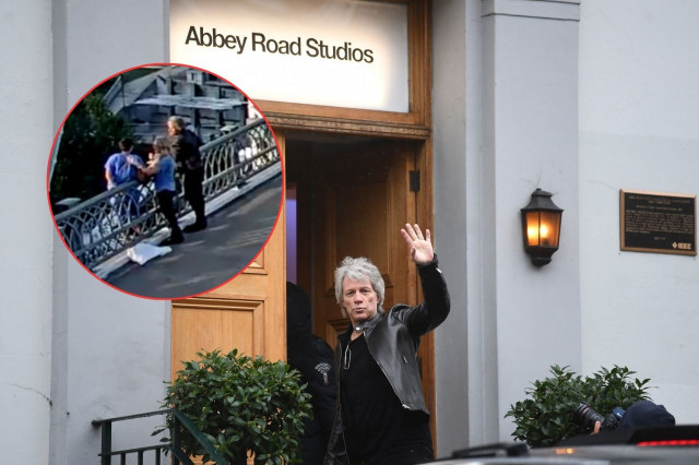 VÍDEO: El cantant de Bon Jovi evita que una dona es tiri d'un pont
