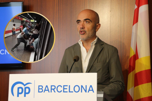 Després de la darrera pallissa a l'estació d'Urquinaona, Daniel Sirera demana a Collboni que augmenti la seguretat al Metro