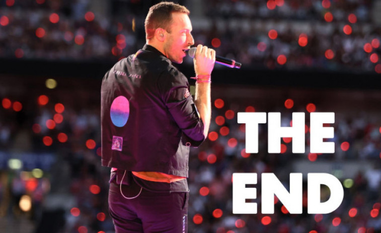 Chris Martin posa data al final de Coldplay!