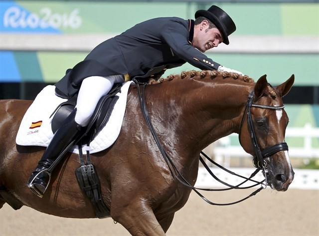 Severo Jurado queda cinquè en doma clàssica després d'haver fregat el bronze