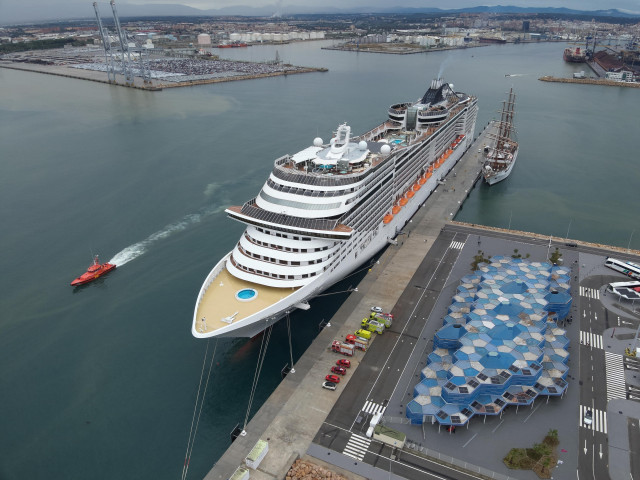 El Port de Tarragona incorpora un dron amb connexió a temps real en un simulacre a un creuer