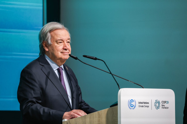 Guterres celebra l'acord aconseguit a la COP29 encara que esperava 