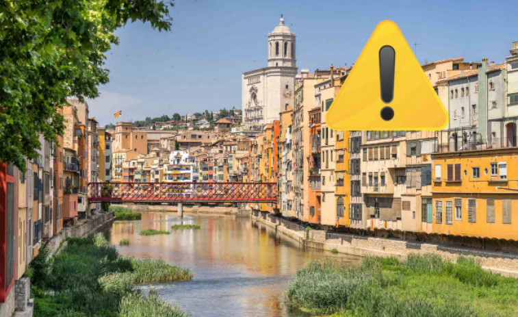 Pànic a Girona! S'esfondra parcialment un edifici en ple Barri Vell