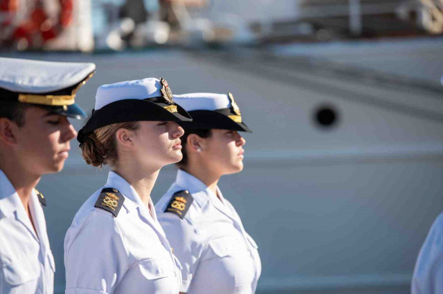 Preocupació per l'estat de salut de la princesa Leonor després de passar 11 dies al vaixell Elcano