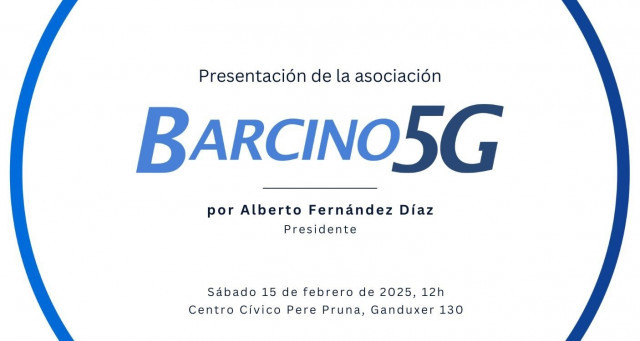 L'associació Barcino5G es presentarà el 15 de febrer com a fòrum 