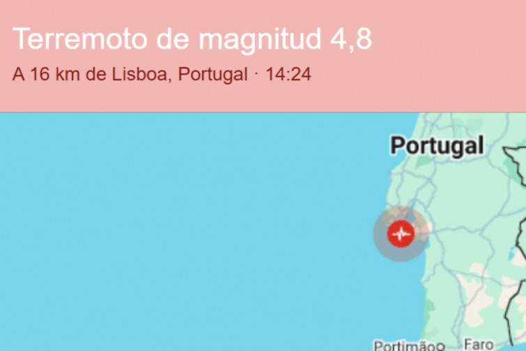 Un terratrèmol de magnitud 4,7 sacseja Lisboa