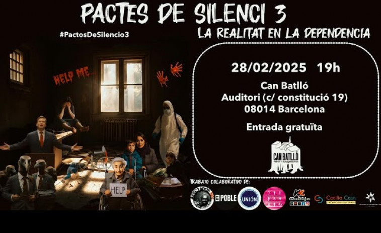 Barcelona acull aquest divendres una projecció del documental 'Pactis de Silenci 3'