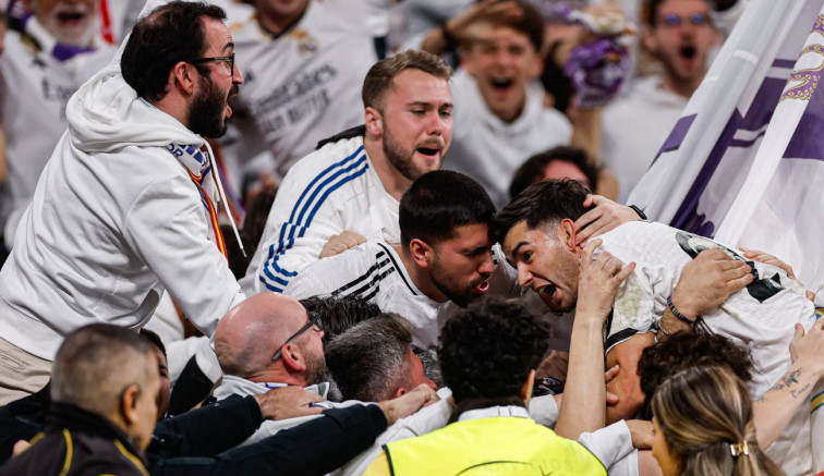 El Madrid s'avança en un fluix derbi madrileny de Copa d'Europa (2-1)