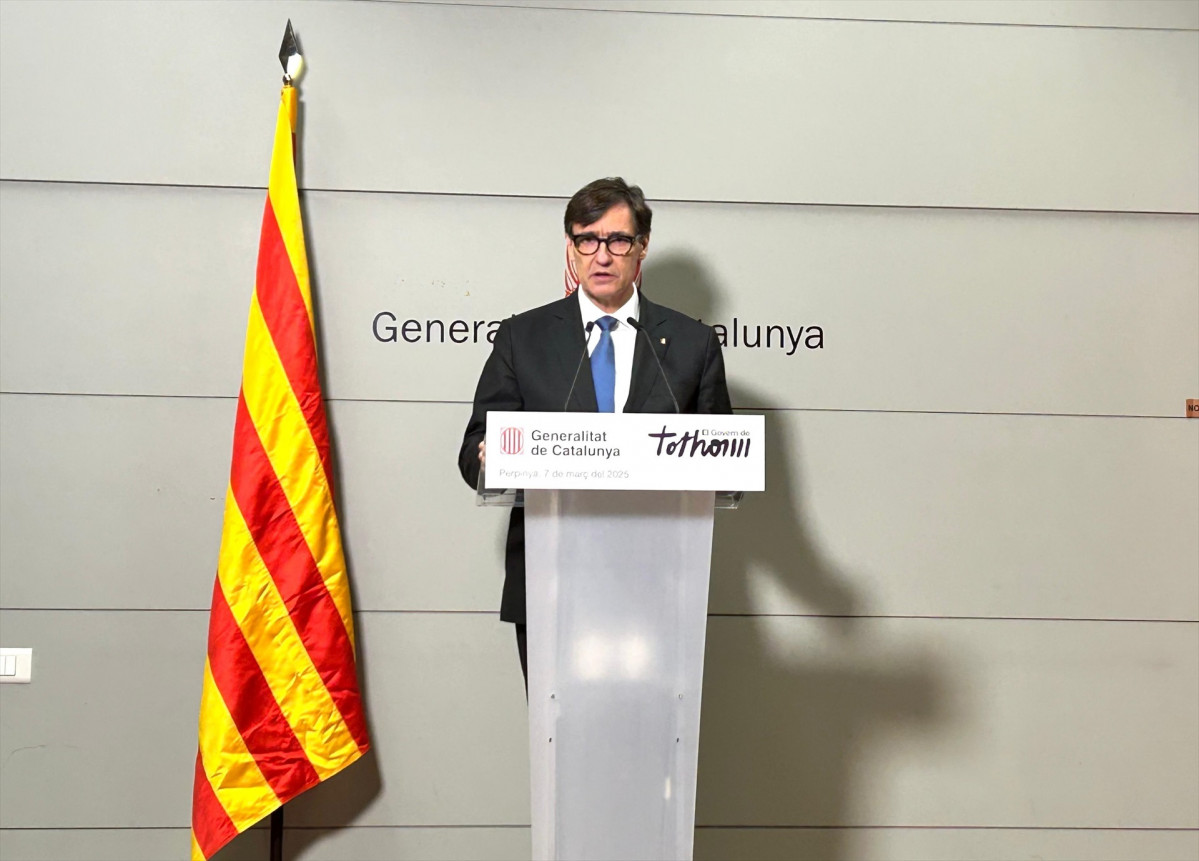 EuropaPress 6563977 presidente generalitat salvador illa declaracion casa generalitat perpignan