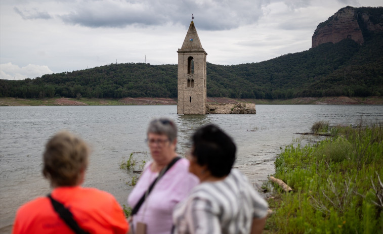 Les pluges rescaten a Catalunya de la sequera: el pantà de Sau ha triplicat les seves reserves