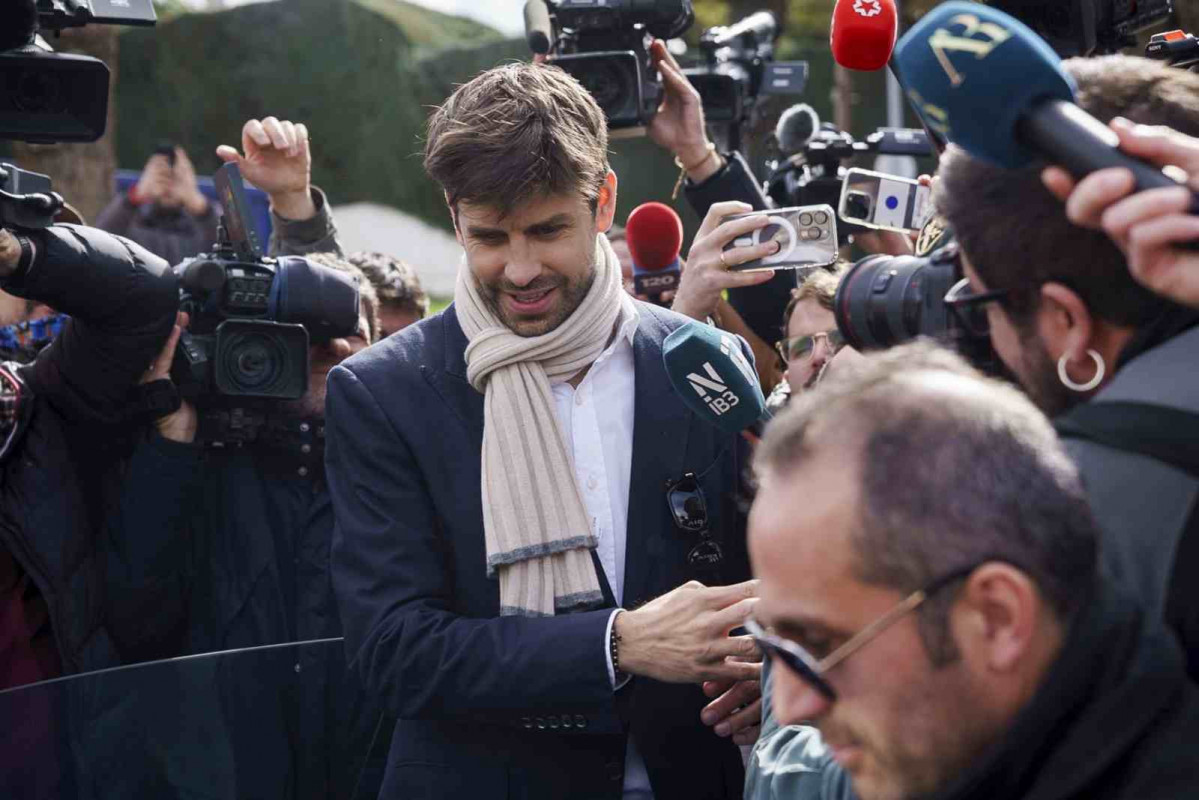 El exfutbolista del FC Barcelona y empresario Gerard Piqué sale tras declarar en el Juzgado de Primera Instancia e Instrucción Número 4 de Majadahonda   EP