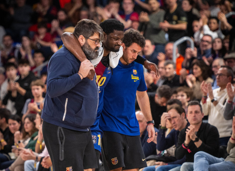 Un altre cop per al Barça de bàsquet: Chimezie Metu es trenca el tendó d'Aquil·les
